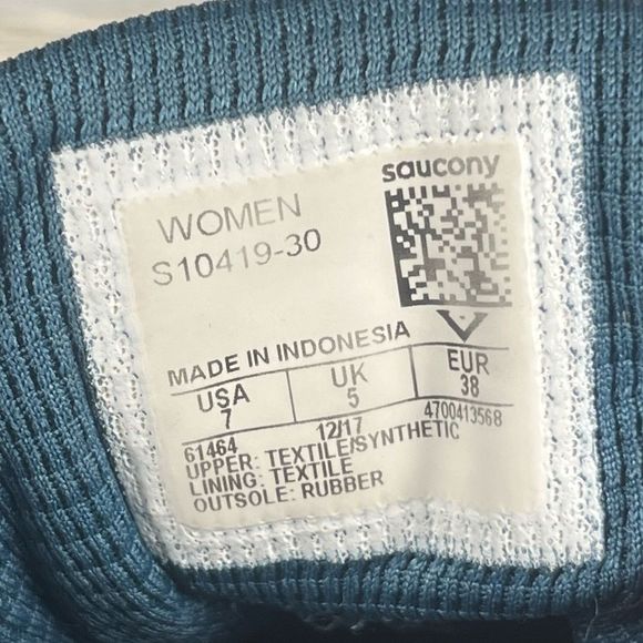 Saucony Breakthru 4 Blue Running Shoe Athletic Sneaker Womens 7 - Picture 6 of 9